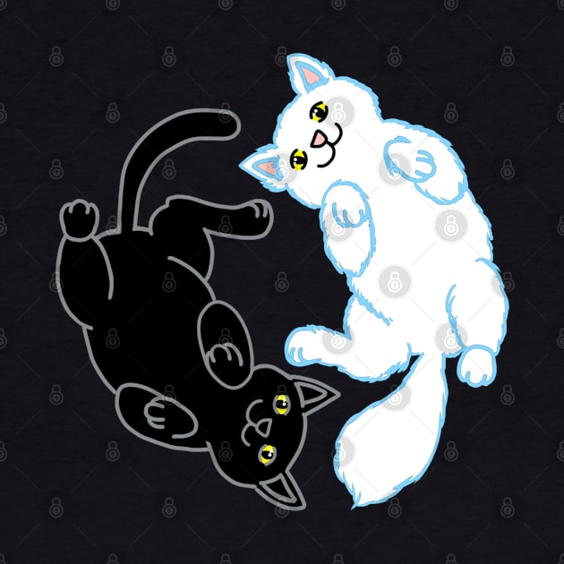 Yin Yang Kitties by Aeriskate